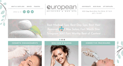 Desktop Screenshot of euroskincare.com